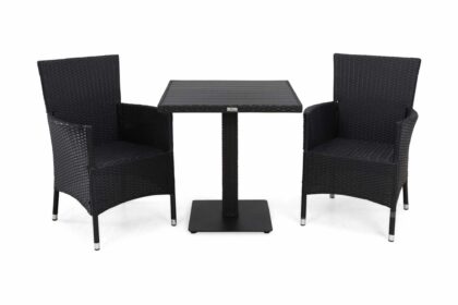 Cafégrupp bahamas 70 + 2 thor lyx fåtölj - svart