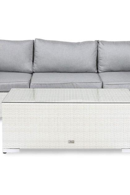 Loungegrupp utomhus bahamas 3-sits bord - vit