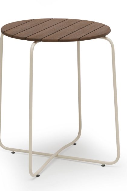 Cafébord oas 67 cm runt furu/vit - hillerstorp