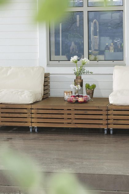 Hillerstorp bara vara loungefåtölj 2-pack + 1 divan - beige