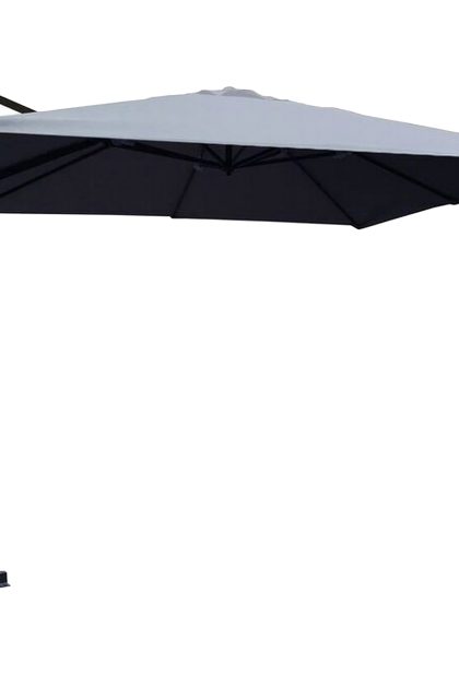Leeds parasoll 300 cm grå - venture home