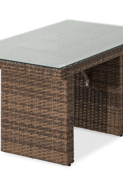 Soffbord bahamas 100x60 cm högt - sand