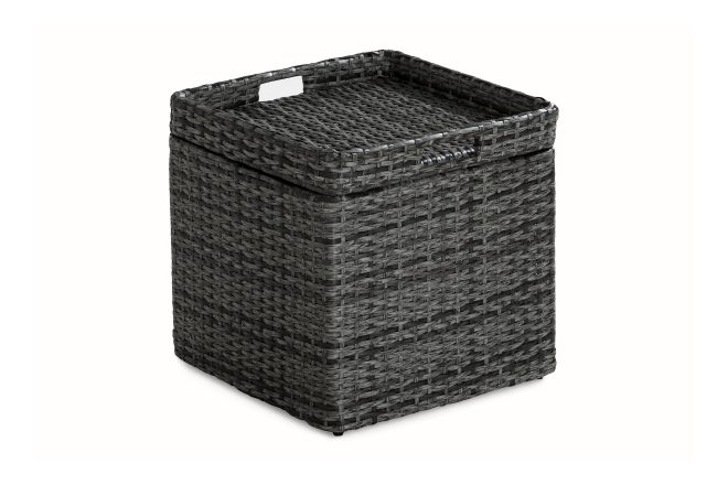 Sidobord bahamas med förvaring 45 cm - grå