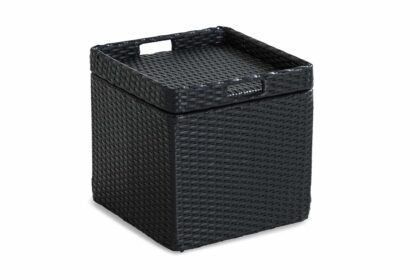 Sidobord bahamas med förvaring 45x45 cm - svart