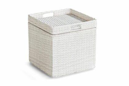 Sidobord bahamas med förvaring 45 cm - vit