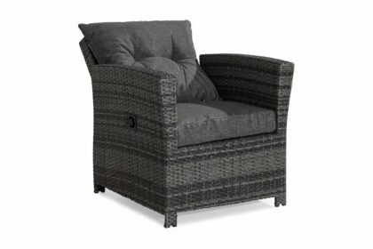 Reclinerfåtölj utomhus james - grå