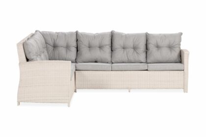 Hörnsoffa utomhus james vänster - vit