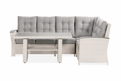 Loungegrupp utomhus james lyx vändbar - vit