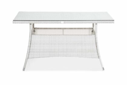 Matbord utomhus thor 140x90 cm - vit