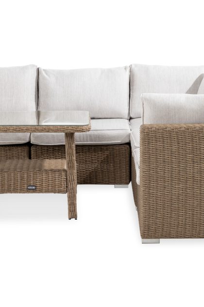 6-sits loungegrupp utomhus marcus - grå|natur bord soffa