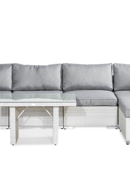 Loungegrupp utomhus bahamas 5-sits - vit bord divan