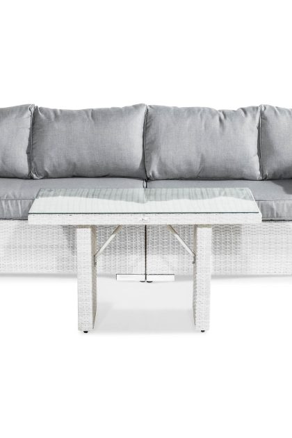 Loungegrupp utomhus bahamas 4-sits - vit bord