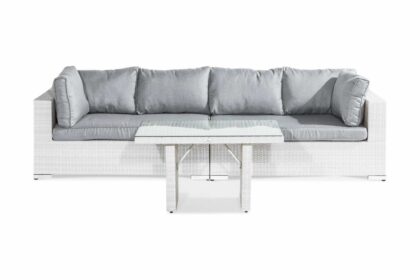 Loungegrupp utomhus bahamas 4-sits - vit bord