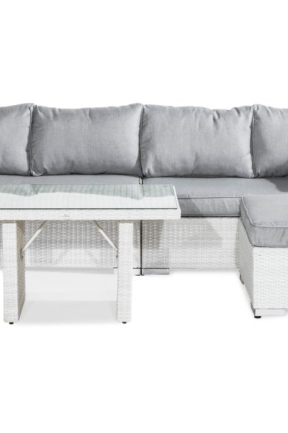 Loungegrupp utomhus bahamas 5-sits - vit bord divan