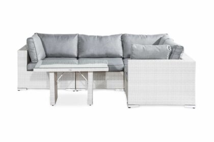 Loungegrupp utomhus bahamas 4-sits - vit bord