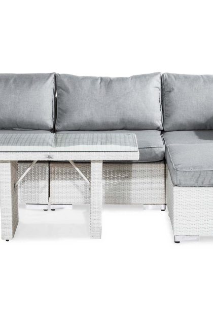 Loungegrupp utomhus bahamas 4-sits - vit bord divan