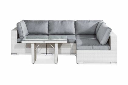 Loungegrupp utomhus bahamas 4-sits - vit bord