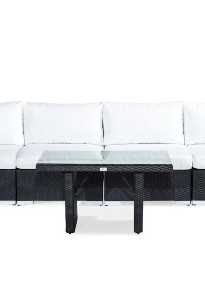 Loungegrupp utomhus bahamas 4-sits - svart bord