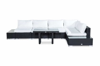 Loungegrupp utomhus bahamas 5-sits - svart bord avslut