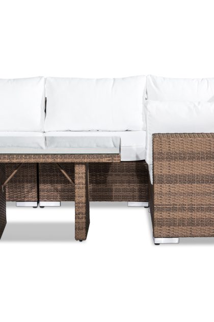 Loungegrupp utomhus bahamas 4-sits - sand bord