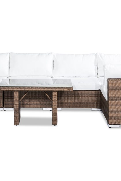 Loungegrupp utomhus bahamas 5-sits - sand bord