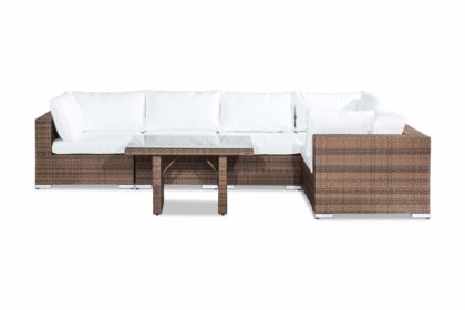 Loungegrupp utomhus bahamas 5-sits - sand bord