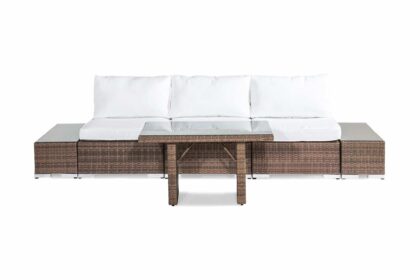 Loungegrupp utomhus bahamas 3-sits - sand bord avslut