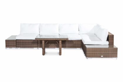 Loungegrupp utomhus bahamas 5-sits - sand bord avslut