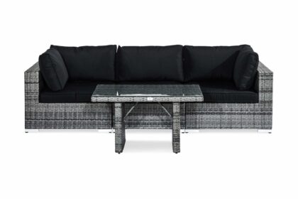 Loungegrupp utomhus bahamas 3-sits - grå bord