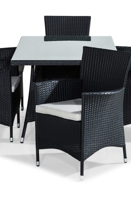 Thor matgrupp utomhus 140 cm inkl 6 fåtöljer -