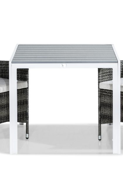 Tunis caféset 90 cm inkl 2 thor fåtöljer -