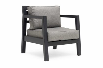 Hillerstorp utestol lounge utefåtölj - grå/svart