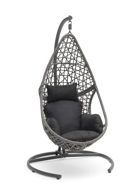 Hillerstorp hängstol utomhus droppen 120x125 cm - svartvit