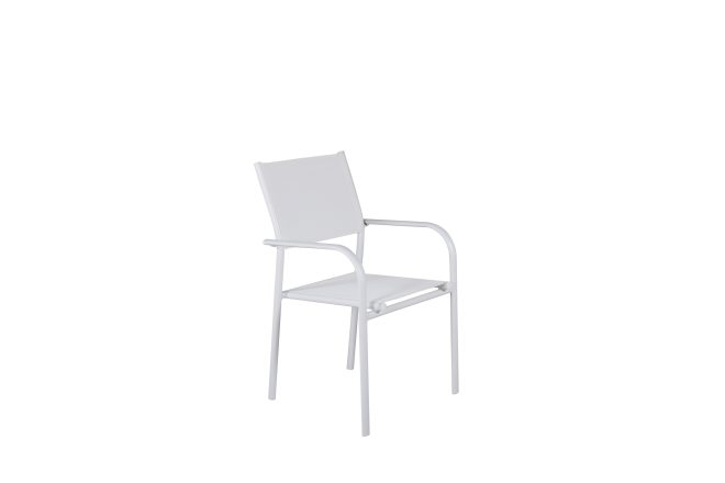 Santorini karmstol utomhus - silver/grå