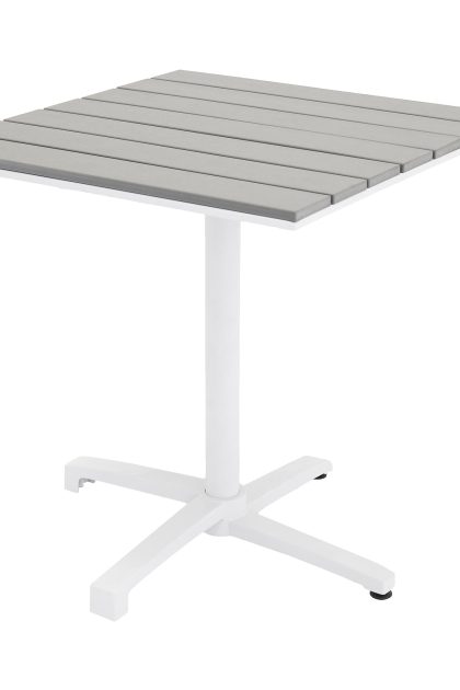 Colorado cafebord 70 cm - vit/grå