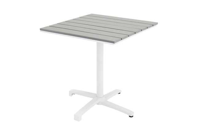 Colorado cafebord 70 cm - vit/grå