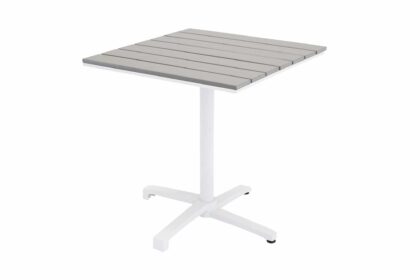 Colorado cafebord 70 cm - vit/grå