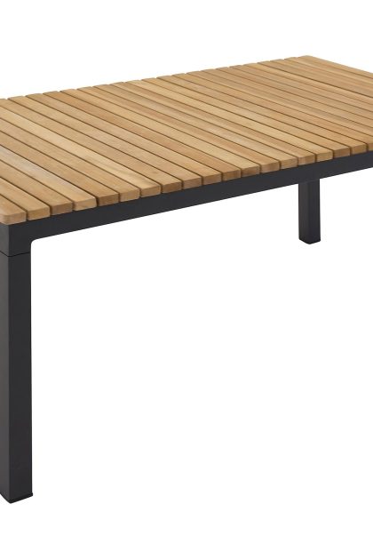 Brasilia soffbord 110 cm - svart/natur