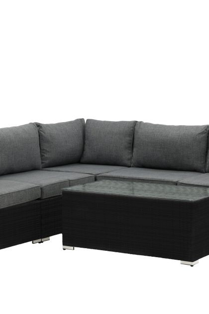 Amazon loungesoffa utomhus - svart