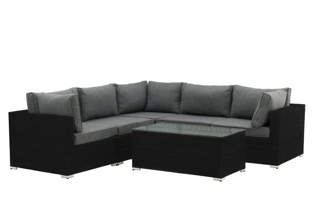 Amazon loungesoffa utomhus - svart