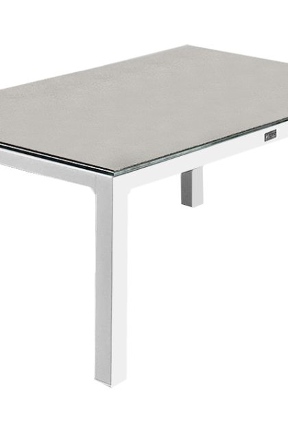 Copacabana soffbord 120 cm - grå/vit