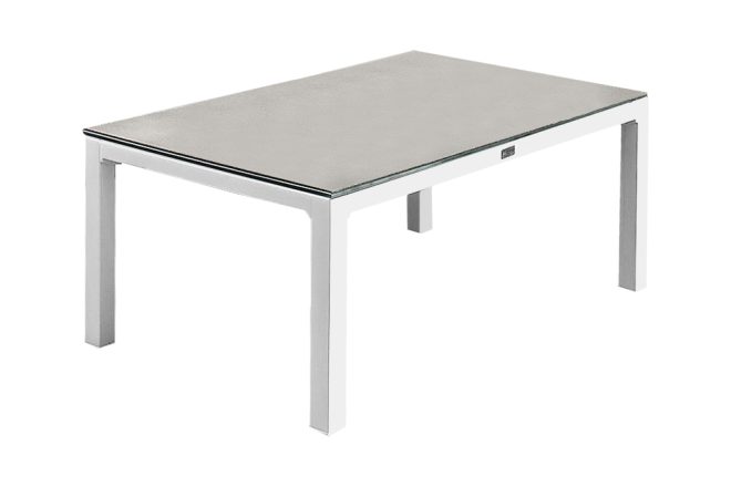 Copacabana soffbord 120 cm - grå/vit