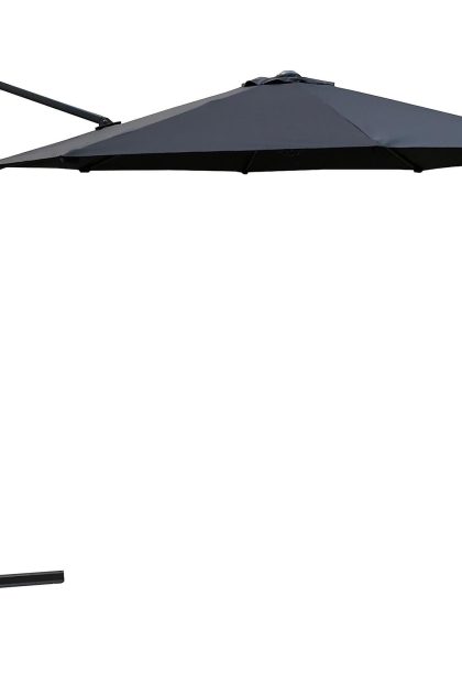 Leeds parasoll 300 cm svart - venture home