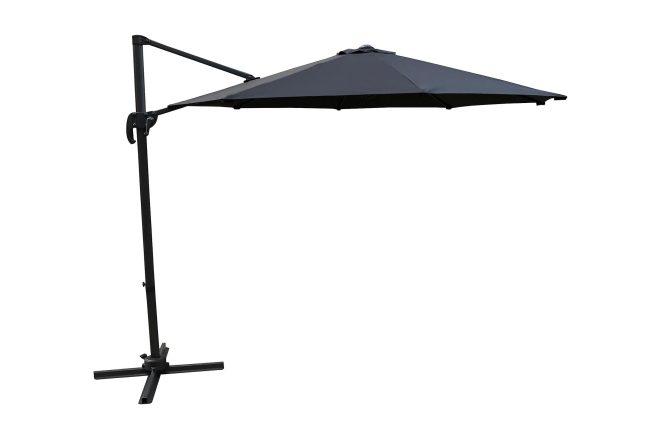 Leeds parasoll 300 cm svart - venture home