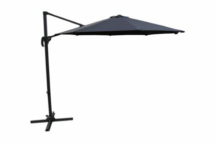 Leeds parasoll 300 cm svart - venture home