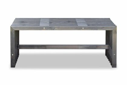 Bänk utomhus ulrey - kolgrå