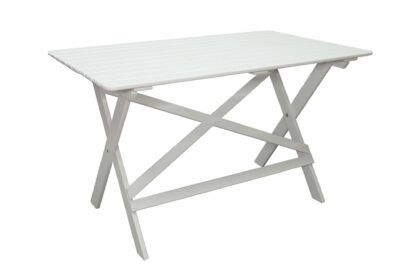 Matbord utomhus larios 126 cm - vit