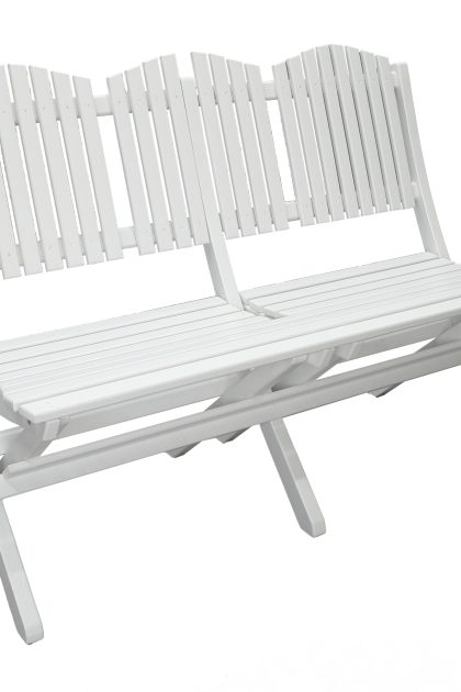 Utesoffa delpino vit - vit
