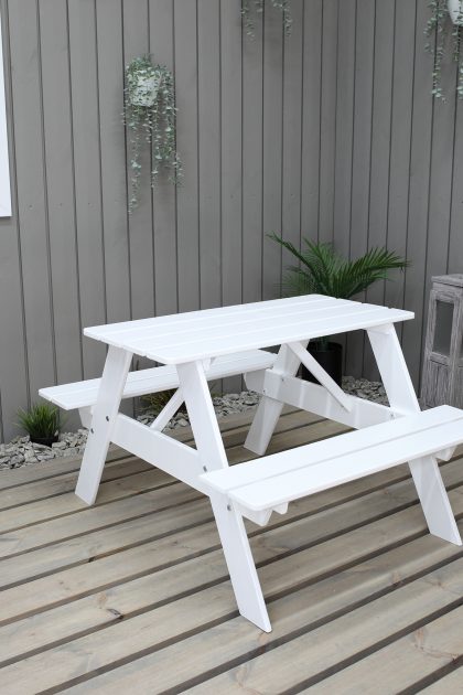 Picknickbord nancie mini vit - vit