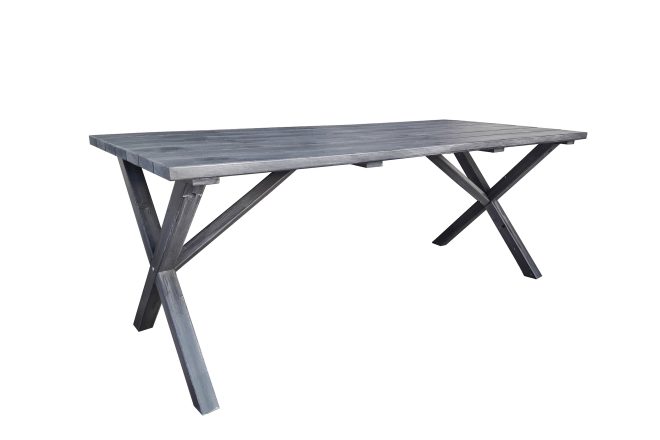 Matbord utomhus scottsdale fasta 190 cm - grå